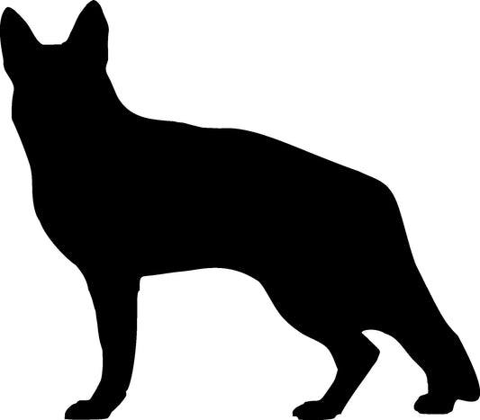 German Shepherd (Zip file with SVG, DXF, PDF, and png file) Instant Download