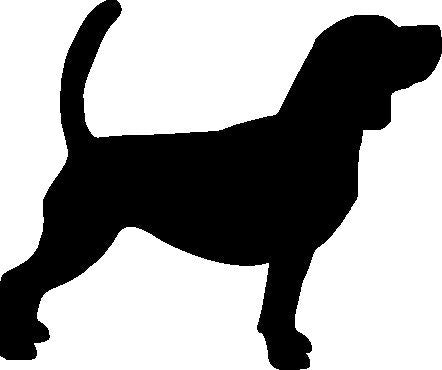 Beagle (Zip file with SVG, DXF, PDF, and png file) Instant Download